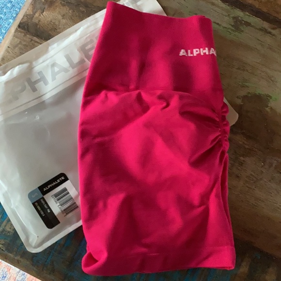 Alphalete Amplify Shorts Pink sz Small - Picture 4 of 5
